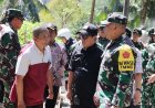 Dari Desa untuk Pendidikan Kades Gumelem Kulon Kenalkan Kepala SDN 6 kepada Tim Wasev TMMD