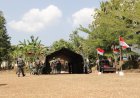 Tenda Penutupan Mulai Didirikan TMMD Reguler ke-129 Gumelem Kulon Segera Berakhir