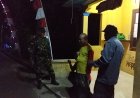 Bersama Linmas dan Babinsa Melaksanakan Patroli Malam