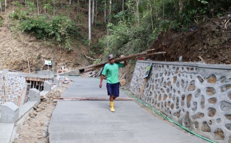 Sartono Langsir Papan Menguatkan Bikisting Demi Jalan TMMD yang Berkualitas