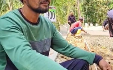 Lima Puluh Tahun Menunggu Pak Wondo Saksikan Jalan Impiannya Terwujud Lewat TMMD
