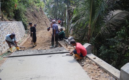 Sentuhan Akhir untuk Jalan TMMD Reguler ke-129 Impian Warga