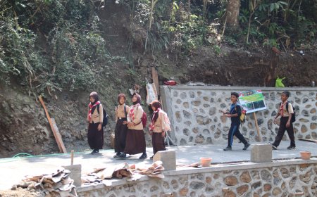 TMMD Reguler ke-129  Hadirkan Rasa Aman ke Sekolah