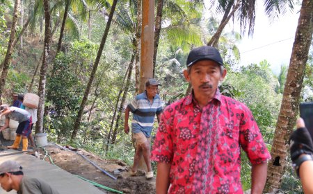 Pak Waryo Bersyukur TMMD Wujudkan Harapan Lama Warga Gumelem Kulon