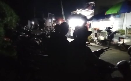 Patroli Malam Bersama Koramil Batur Linmas Msyrakat Dan Banser