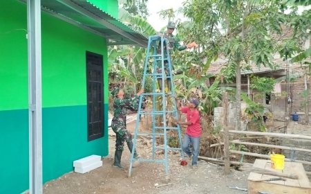 Rumah Pak Toid Rampung 100 Persen Harapan Baru dari Program RTLH TMMD