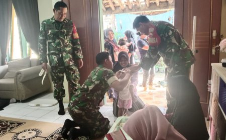 Wujud Dukungan TNI dalam Pencegahan Stunting dan Peningkatan Kesehatan Balita