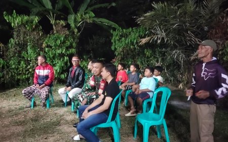 Babinsa Melaksanakan Pam Dalam Rangka  Peringatan Hut Ri Ke 81 Di Desa Kutayasa