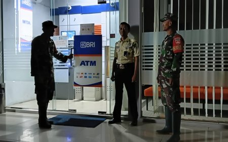 KORAMIL 18/PAGENTAN  MELAKSANAKAN PATROLI MALAM