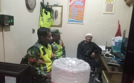 Patroli Kamtibmas Koramil 05 Batur Ciptakan Situasi Aman dan Kondusif di Malam Hari