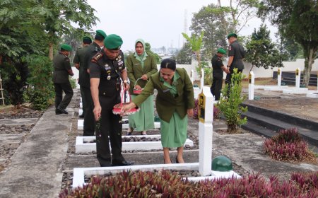 Dandim Banjarnegara Pimpin Ziarah Rombongan Kenang Jasa Pahlawan di HUT ke-65 Korem 071 Wijayakusuma