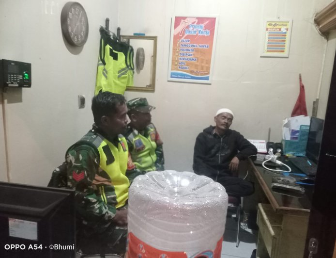 Patroli Kamtibmas Koramil 05 Batur Ciptakan Situasi Aman dan Kondusif di Malam Hari