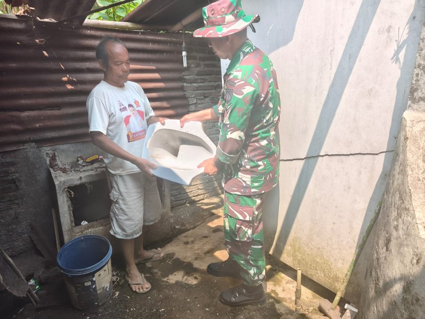 Rumah Pak Toid Mulai Berkeramik Jamban Baru Lengkapi Harapan Keluarga