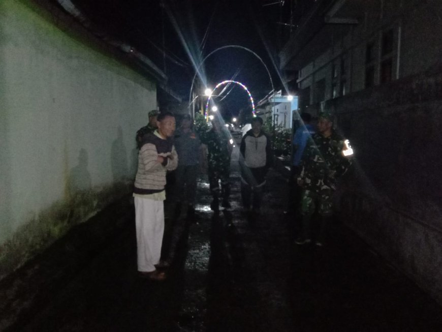 Ciptakan suasana Aman Babinsa patroli di wilayah Koramil 06/Kalibening
