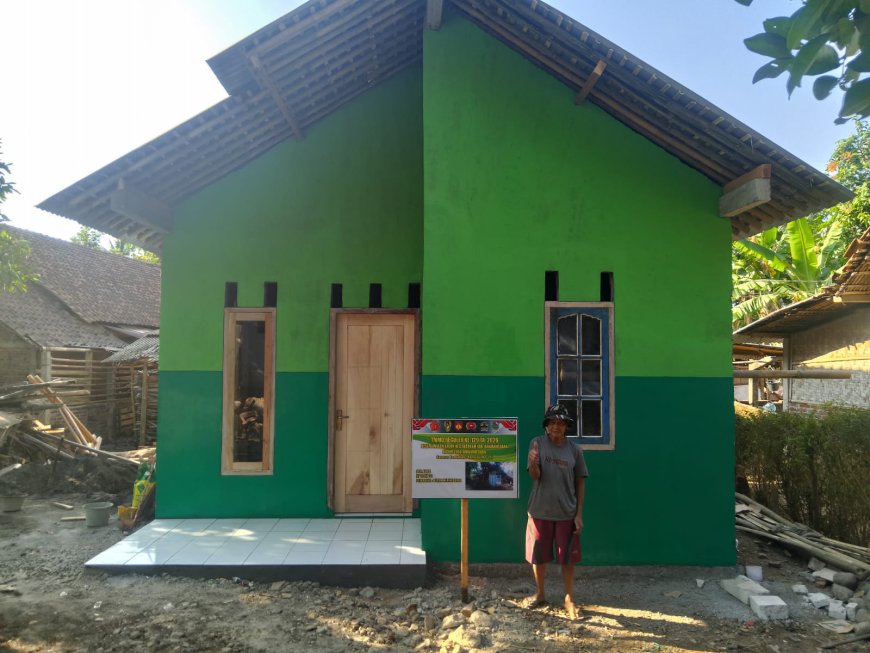 Lima Rumah Tak Layak Huni Rampung 100 Persen