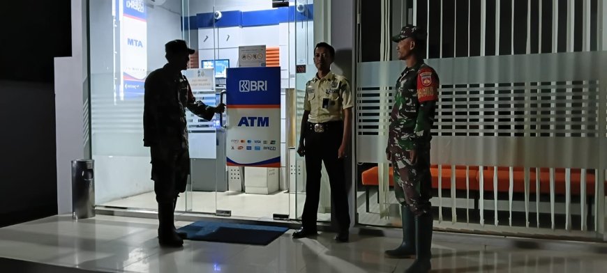 KORAMIL 18/PAGENTAN  MELAKSANAKAN PATROLI MALAM