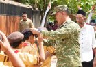 Pangdam IV Diponegoro Tinjau Jembatan Gantung Merah Putih dan Resmikan Sumur Bor di Pati