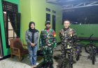 Patroli Malam Babinsa Koramil 15 Rakit dan Banser Jaga Kondusifitas Wilayah