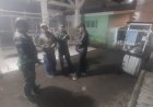 Ciptakan Keamanan Lingkungan Babinsa Koramil 17 Wanayasa melaksanakan Patroli Malam