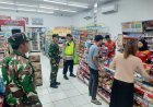 Koramil dan Polsek Wanadadi Patroli Bersama Sasar Toko Modern yang Buka hingga Malam Hari