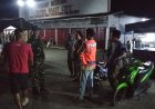 Patroli Malam Babinsa Koramil 15 Rakit dan Linmas Jaga Kondusifitas Wilayah