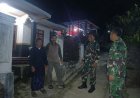 Menciptakan Keamanan Lingkungan Babinsa Koramil 17/Wanayasa melaksanakan Patroli Malam
