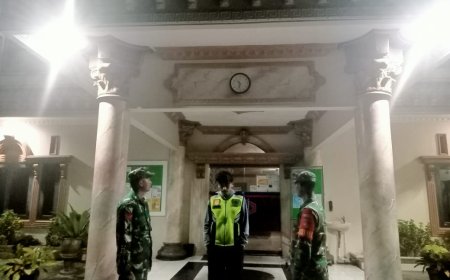 Koramil 18 Pagentan Gelar Patroli Malam Wujudkan Situasi Wilayah yang Aman dan Kondusif