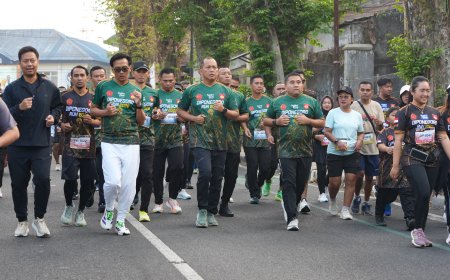 Semarak HUT ke-81 TNI dan HUT ke-76 Kodam IV/Diponegoro, Fun Run Dilanjutkan Bakti Sosial Kesehatan