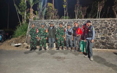 Koramil 16/Pejawaran Gelar Patroli Bersama Komponen Masyarakat