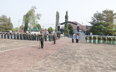 Jelang HUT TNI ke-81 Dandim Banjarnegara Pimpin Ziarah Nasional di TMP Sureng Yudha