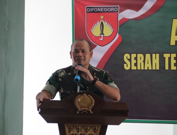 Dandim 0704 Banjarnegara Pimpin Laporan Korps Perwira dan Pelepasan Anggota Purna Tugas