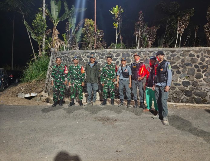 Koramil 16/Pejawaran Gelar Patroli Bersama Komponen Masyarakat