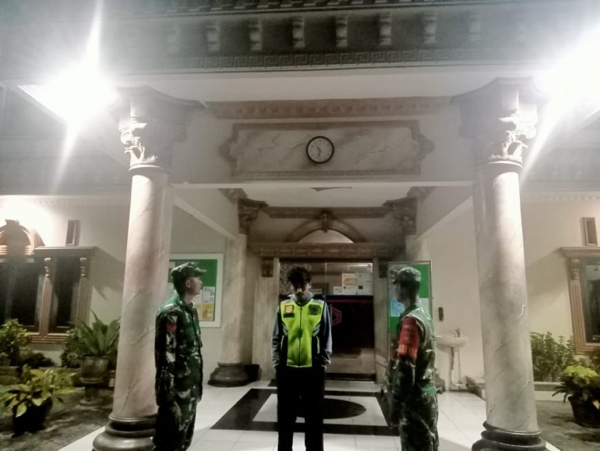Koramil 18 Pagentan Gelar Patroli Malam Wujudkan Situasi Wilayah yang Aman dan Kondusif