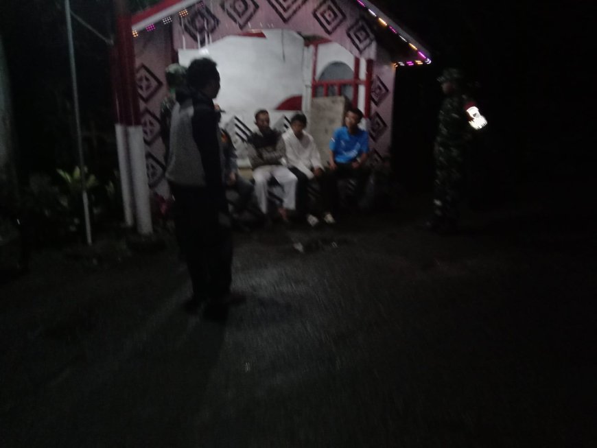 Ciptakan suasana Aman Babinsa patroli di wilayah Koramil 06 Kalibening