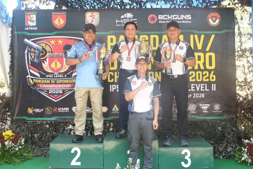 Pangdam IV/Diponegoro Buka Championship 2026, Dorong Prestasi dan Sportivitas Atlet Menembak