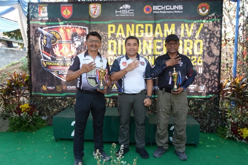 Pangdam IV/Diponegoro Dorong Atlet Menembak Kejar Prestasi Nasional dan Internasional