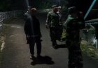 Jaga Keamanan Lingkungan Babinsa Koramil 04/Karangkobar Melaksanakan Patroli Siskamling Bersama Linmas Dan Warga