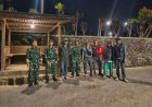 Koramil 16/Pejawaran Gelar Patroli Bersama Komponen Masyarakat Guna Ciptakan Kondisi Yang Aman