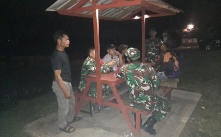 Sinergi Koramil 03/Wanadadi Ormas PP dan Hansip Gelar Patroli Keamanan di Obyek Wisata Sekong