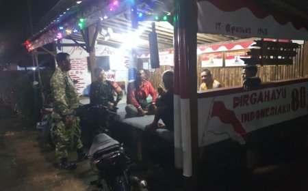 Koramil 08 Purwanegara Gencarkan Patroli Siskamling Jaga Keamanan Wilayah