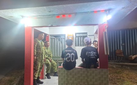 Patroli Siskamling, Babinsa Koramil 12/ Sigaluh Pastikan Lingkungan Warga Aman