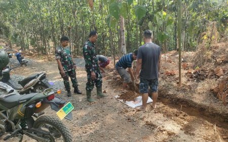 Progres Pengaspalan Jalan TMMD Sengkuyung Tahap IV di Desa Kecepit Capai 60 Persen