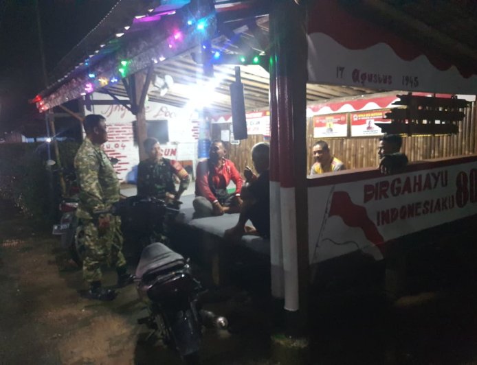 Koramil 08 Purwanegara Gencarkan Patroli Siskamling Jaga Keamanan Wilayah