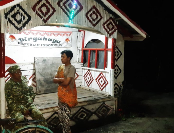 Ciptakan suasana Aman Babinsa patroli di wilayah Koramil 06/Kalibening