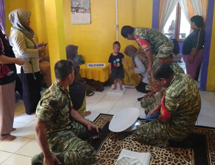 BABINSA DAN BIDAN DESA BERSINERGI DALAM MENJAGA GENERASI BANGSA DARI STUNTING