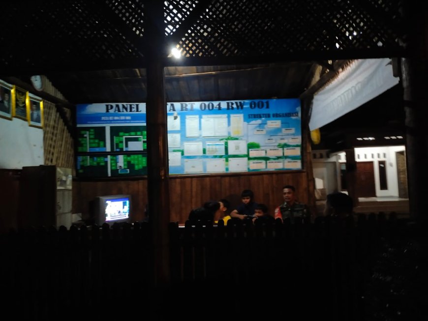 BABINSA KORAMIL 13/ BANJARMANGU LAKSANAKAN PATROLI SISKAMPING