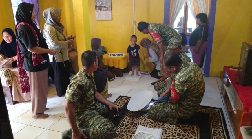 BABINSA DAN BIDAN DESA BERSINERGI DALAM MENJAGA GENERASI BANGSA DARI STUNTING
